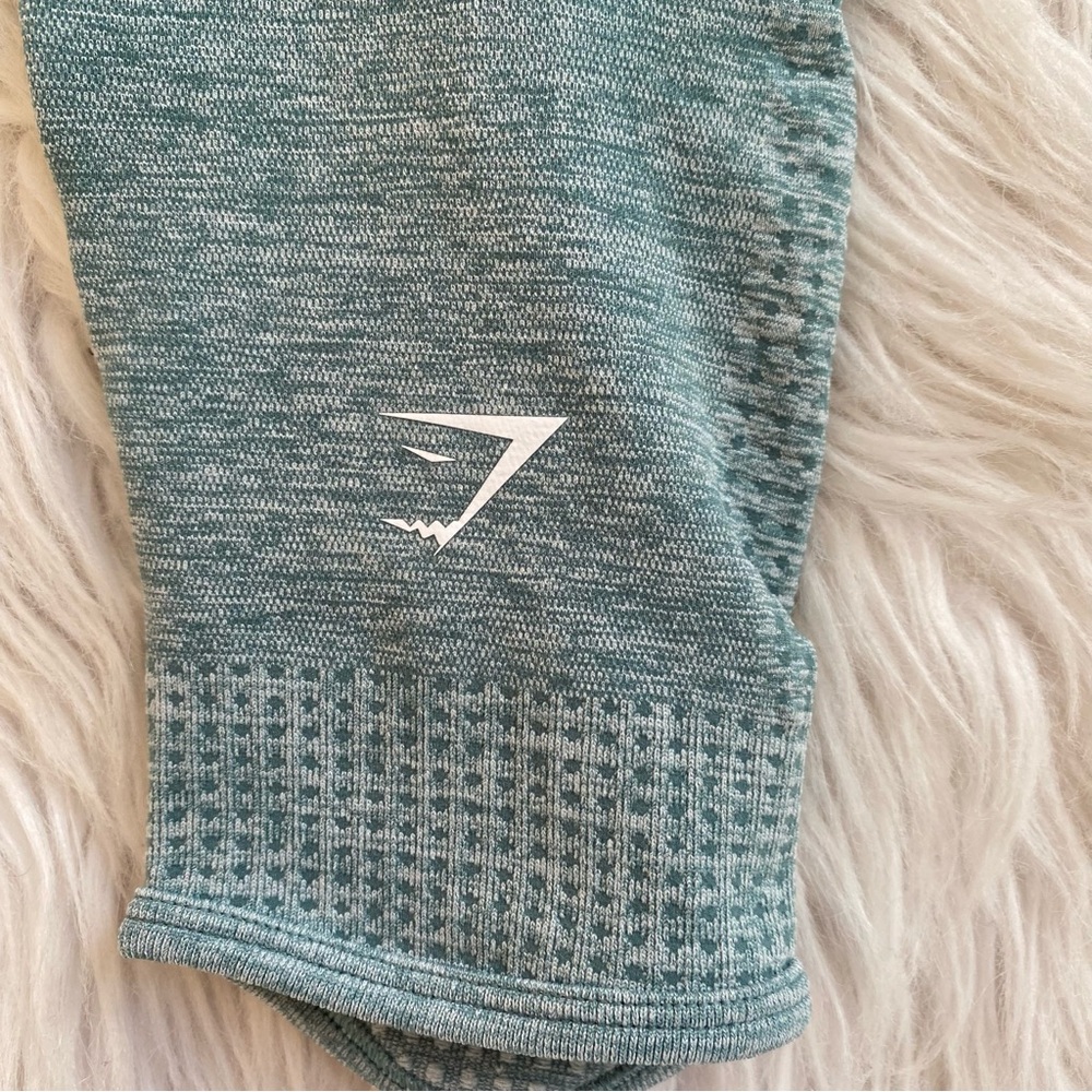 Gymshark Vital Rise Seamless Leggings Women’s Size Small Washed Jade Marl - Picture 16 of 16